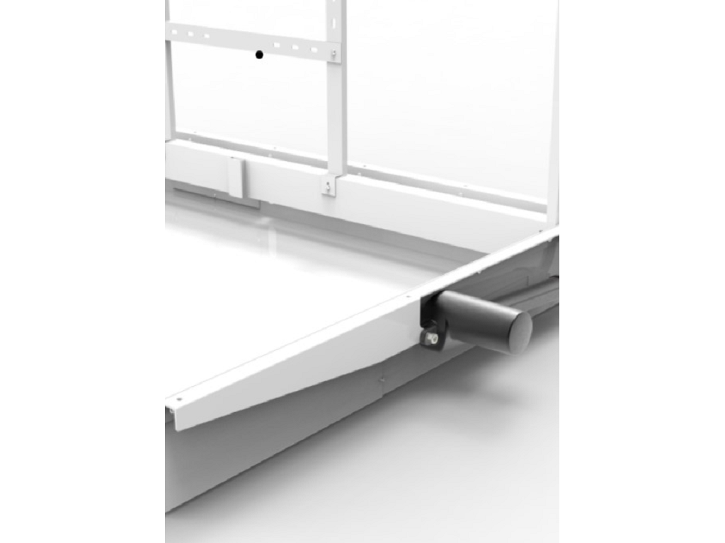 Supporto TV da soffitto con apertura Basculante Ral 9003 Bianco Opaco per TV fino a 42 PL - immagine 2
